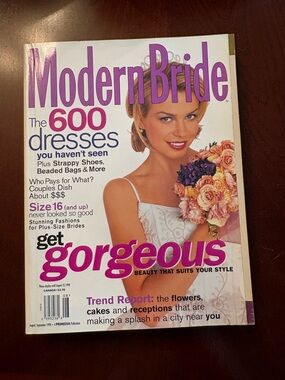 1998 Modern Bride Magazine - August September Issue